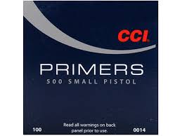 Amorces CCI Primers Standard 500 Small Pistol