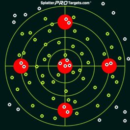 Cibles de tir réactive – SplatterProTraget – GRB18 (x10) – 30x30cm