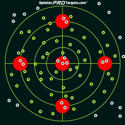 Cibles de tir réactive - SplatterProTraget - GRB18 (x10) - 30x30cm
