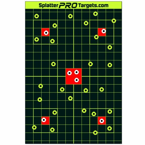 Cibles de tir réactive - SplatterProTraget - GRB02 (x10) - 45x30cm