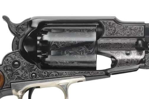 Revolver à Poudre Noire Pietta 1858 REMINGTON NEW MODEL ARMY GRAVE DE LUXE "RGA44LE" cal.44 – Image 2