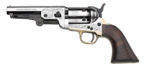 Revolver à Poudre Noire Pietta 1851 Navy Yank Gravé "YEE44" cal.44