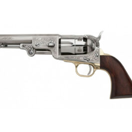 Revolver à Poudre Noire Pietta 1851 Navy Yank Sheriff Us Marshal Acier Poli “YAUM36” cal.36