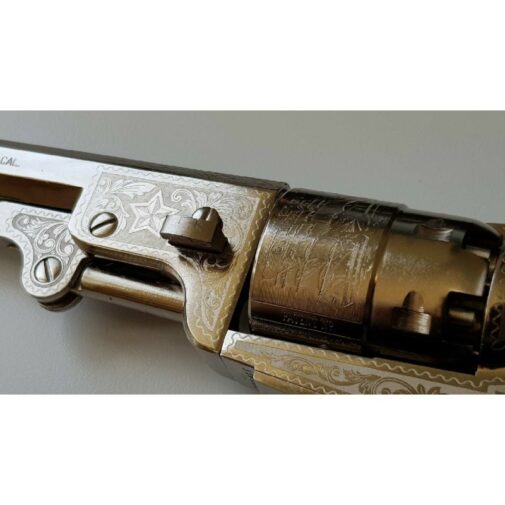 Revolver à Poudre Noire Pietta 1851 US MARSHALL LUXE "REB44LBG" Cal.44 – Image 4