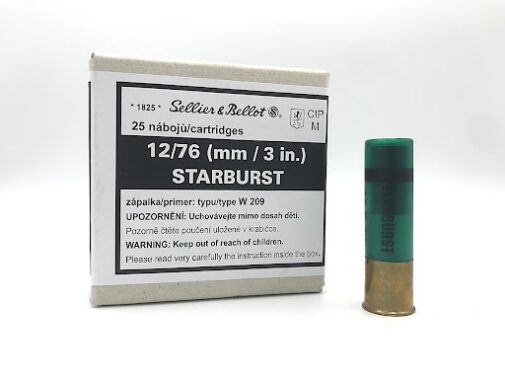 CARTOUCHE SELLIER & BELLOT STARBURST - CALIBRE 12/76 X 25 cartouches