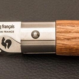 Couteau Le Coq Français modèle ” Virole-lock ” Chêne et lame Z40 C30