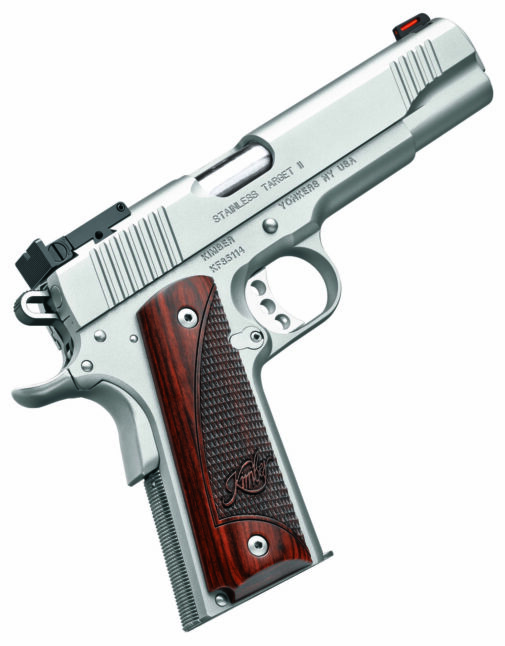 Pistolet semi-automatique Kimber 1911 Stainless Target 2, Cal 45 ACP – Image 2