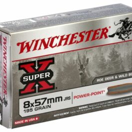 WINCHESTER cal.8×57 Jrs Power Point 195 grains – 12.6 grammes /20