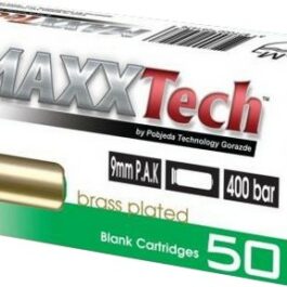 MAXXTech BALLE 9MM PA A BLANC X50- 400BARS