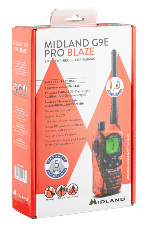 Talkie Walkie Midland G9 Pro Blaze + oreillettes – Image 10