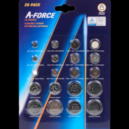 assortiment piles boutons lithium A-Force