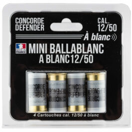 Concorde Defender 4 cartouches Mini Ballablanc cal. 12/50 à blanc