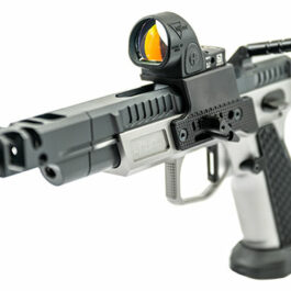 Pistolet PHOENIX Raptor acier bi-ton SA 5” calibre 38 Super Auto avec Trijicon SRO