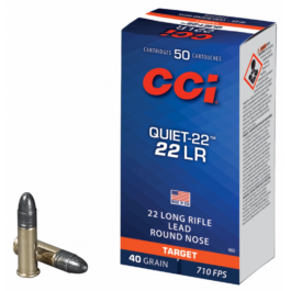 Munitions 22lr CCI Quiet - 40Gr LRN