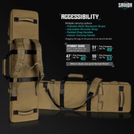 Savior – Housse pour carabine LRP SAVIOR SPECIALIST RIFLE TAN 55″