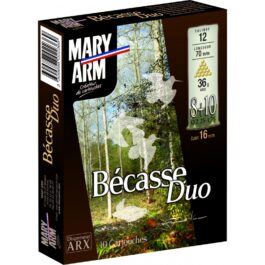 BECASSE DUO CAL cal 12 – Bourre Arx – 36g – Plomb Durci