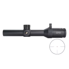 Lunette GPO Spectra 6X 1-6x24i réticule G3 fibre de verre IL SFP (MRAD)