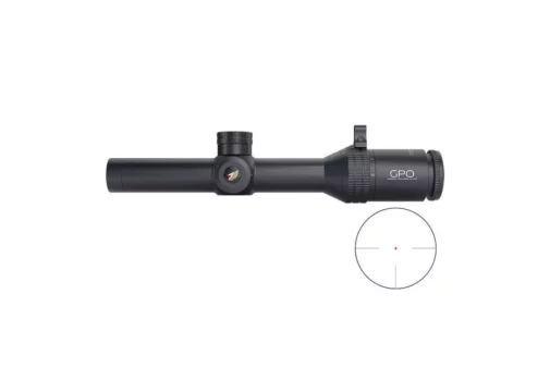Lunette GPO Spectra 6X 1-6x24i réticule G3 fibre de verre IL SFP (MRAD)