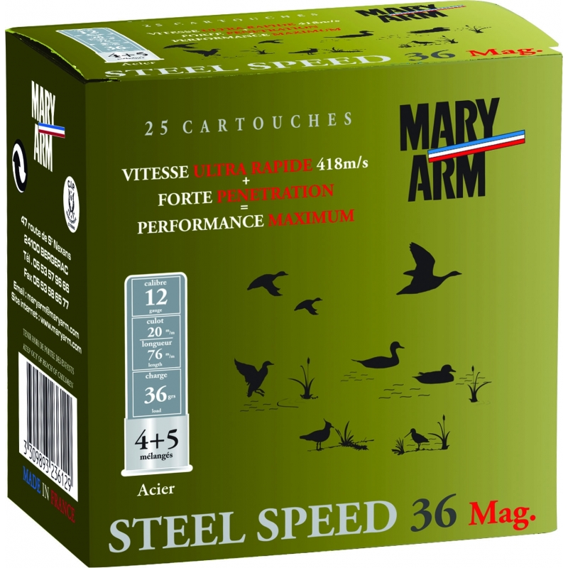 STEEL SPEED 36 mag 12/76 - Bourre Jupe - 36g - Acier
