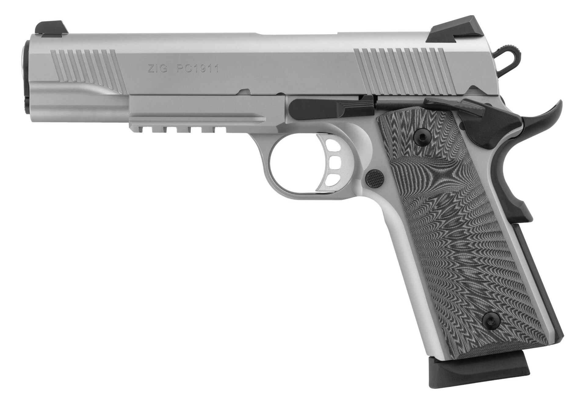 Pistolet TISAS ZIG PC 1911 Inox CAL 45 ACP – Image 5