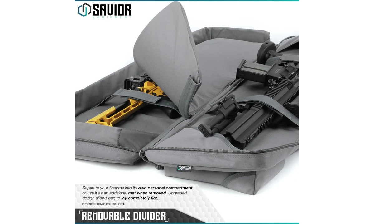 Savior Urban Warfare 51' Double Rifle Case Gris – Image 2