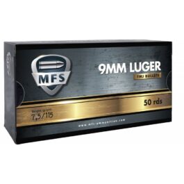 CART MFS 9MM LUGER 7.5G 115GR FMJ DTX BTE 50