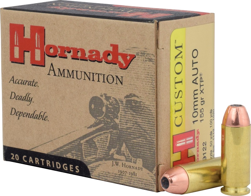 BOITE DE 20 CARTOUCHES HORNADY 10MM AUTO 155GR HP XTP 9122