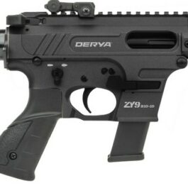 DERYA ZY9 NOIR CAL 9X19 CANON DE 25.4 CM 10+1 LEVIER ARMEMENT DUAL SYSTEME