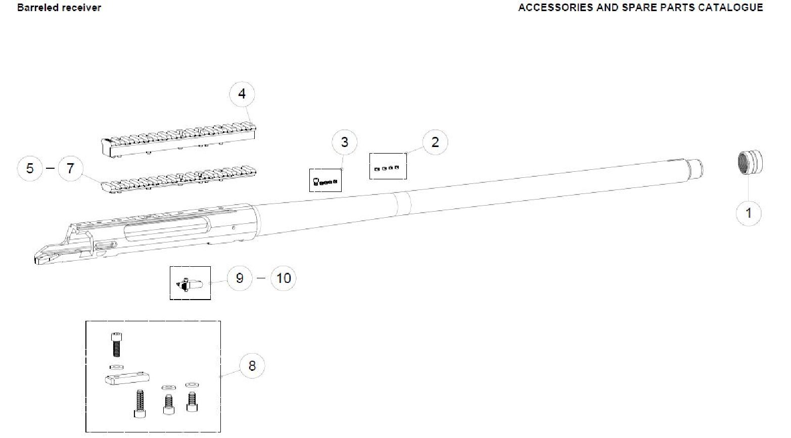 SAKO TRG22 NOIRE 308WIN CANON ET BTE CULASSE BRONZE CULASSE INOX 26' 66CM – Image 7
