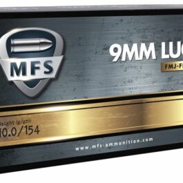 CART MFS 9MM LUGER 10.0G 154GR FMJ FP SUBSONIC BTE 50