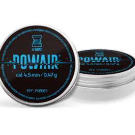 Plombs 4.5mm POWAIR PLATS 0.47g FABRICATION H&N X500