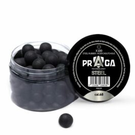BILLES EN CAOUTCHOUC ACIER CAL.68 X100
