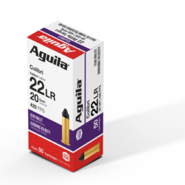 Cartouches Aguila Calibre 22 LR COLIBRI 20 Grains (50)
