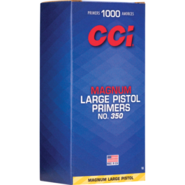 CCI AMORCE CCI MAGNUM LARGE PISTOL N°350 (BOITE DE 100)