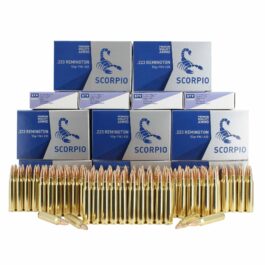Munitions – STV – Scorpio .223 Rem FMJ – 55Gr /20