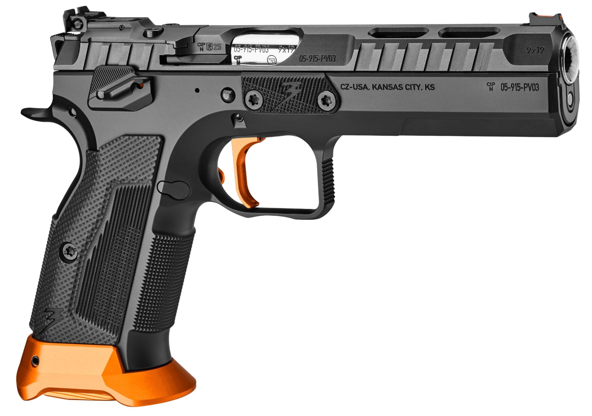 Pistolet CZ TS 3 Orange calibre 9x19 – Image 2