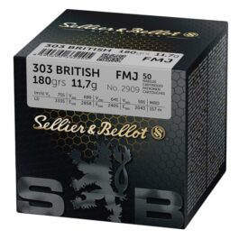 CARTOUCHES SB 303 BRITISH FMJ 11,7GR VRAC X50
