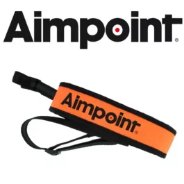 BRETELLE CARABINE AMPOINT ORANGE ET NOIRE