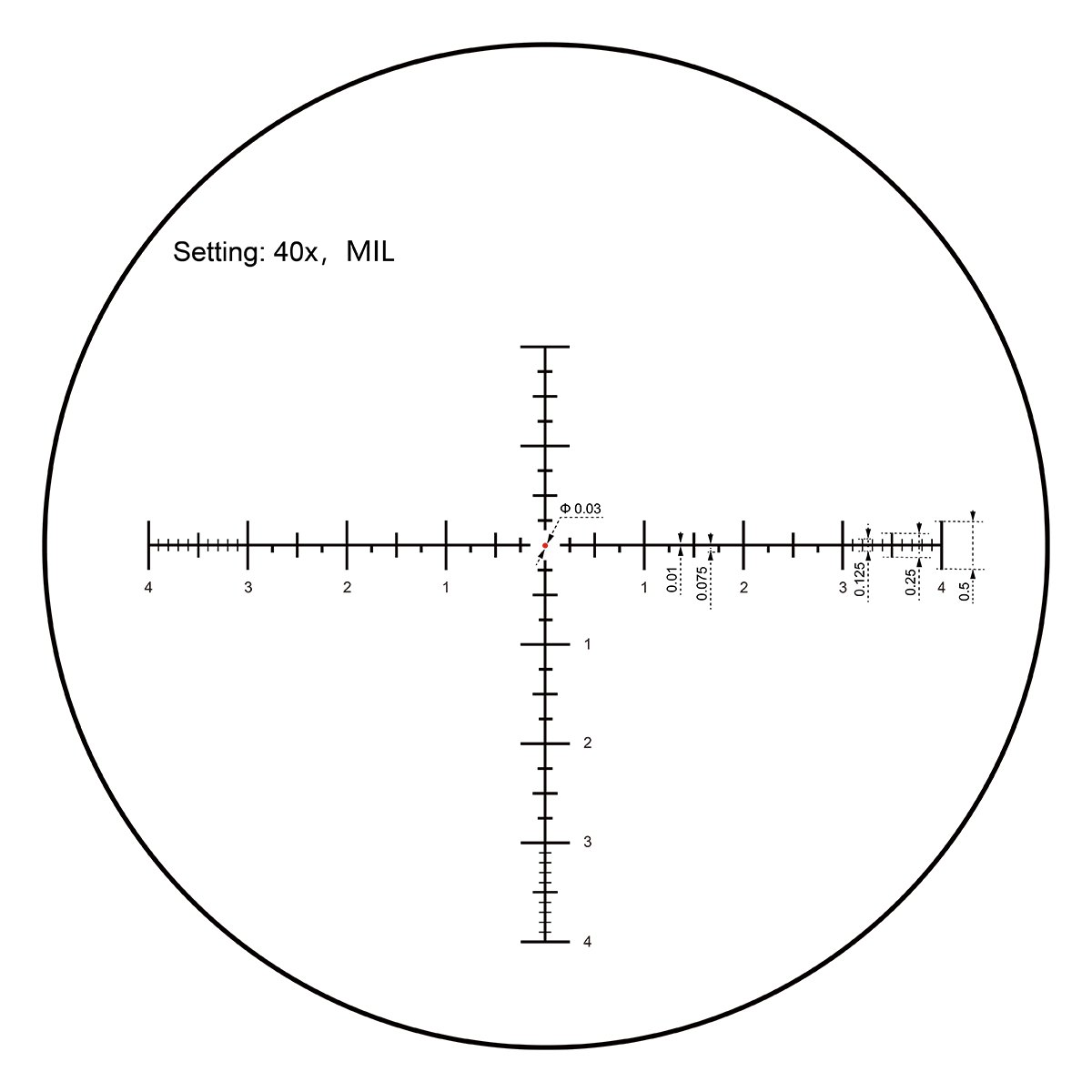 LUNETTE CONTINENTAL X8 6-48X56 ED MIL TACTICAL (EXPO) – Image 2