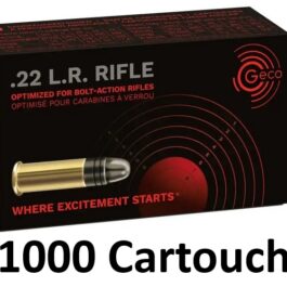 cartouches GECO 22 LR Rifle x 1000