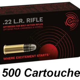 cartouches GECO 22 LR Rifle x 500