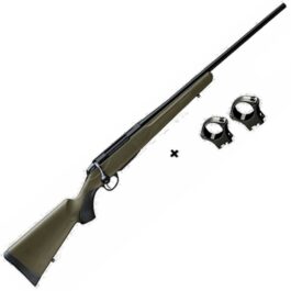 KIT CARABINE TIKKA T3X LITE OD GREEN 300WIN NS 3RD 24.3″ 62CM M15X1 + MONTAGE 30MM