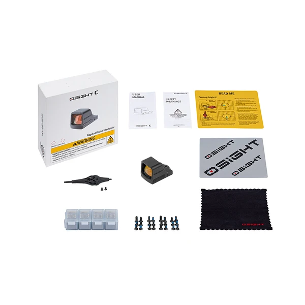 Osight C | Optique point de 3 MOA et cercle 32 MOA RMR à pile bouton CR1632 – Image 2