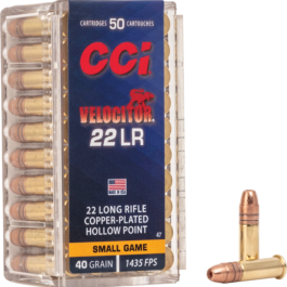 CART CCI C/22LR VELOCITOR 40GR COPPER PLATED HOLLOW POINT