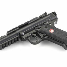 PISTOLET RUGER MARK IV TACTICAL .22LR 4.40″ 10CPS BRONZE FILETE 1/2-28″ ALUM (2C)