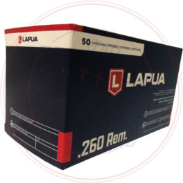 Cartouches LAPUA OTM SCENAR-L GB546- Cal: 260 Remington – 136Gr (8.8g) – x50