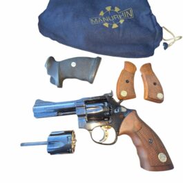 Revolver MANURHIN MR73 4″ cal.357 Mag convertible (Barillet supplémentaire 9×19) fabrication Mulhouse