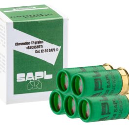 SAPL – Pack Pistolet Gomm-Cogne SAPL GC54 bronzé + 1 boîte de 5 cartouches 12/50 SAPL chevrotine